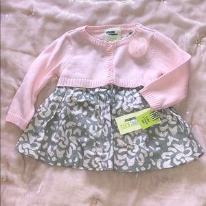 Dress with matching sweater